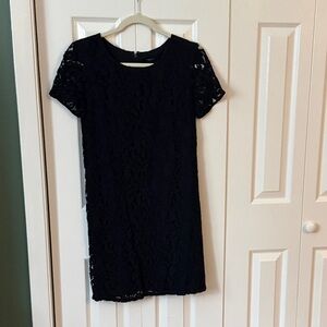Ann Taylor ink navy Lace Dress